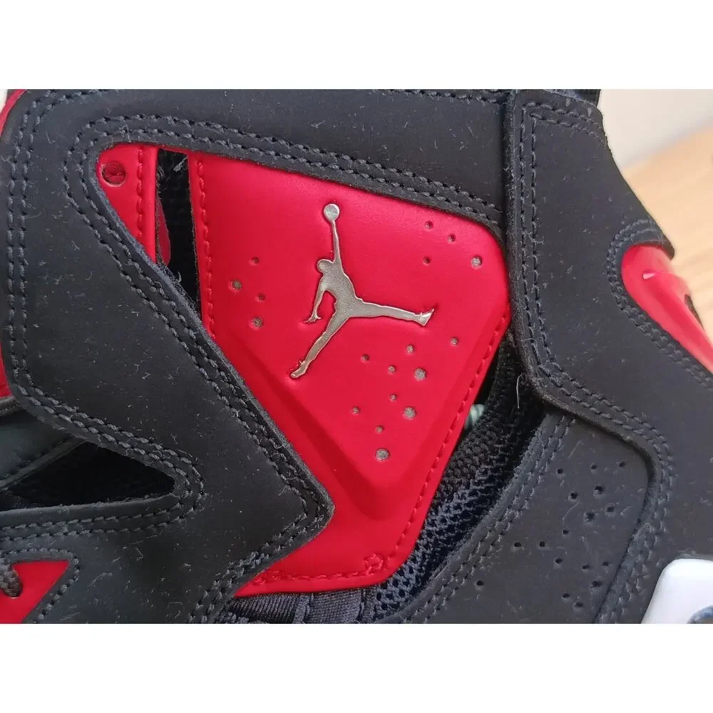 Jordan True Flight Black Red Men's Size 14 Sneakers CU4933-001 Excellent
